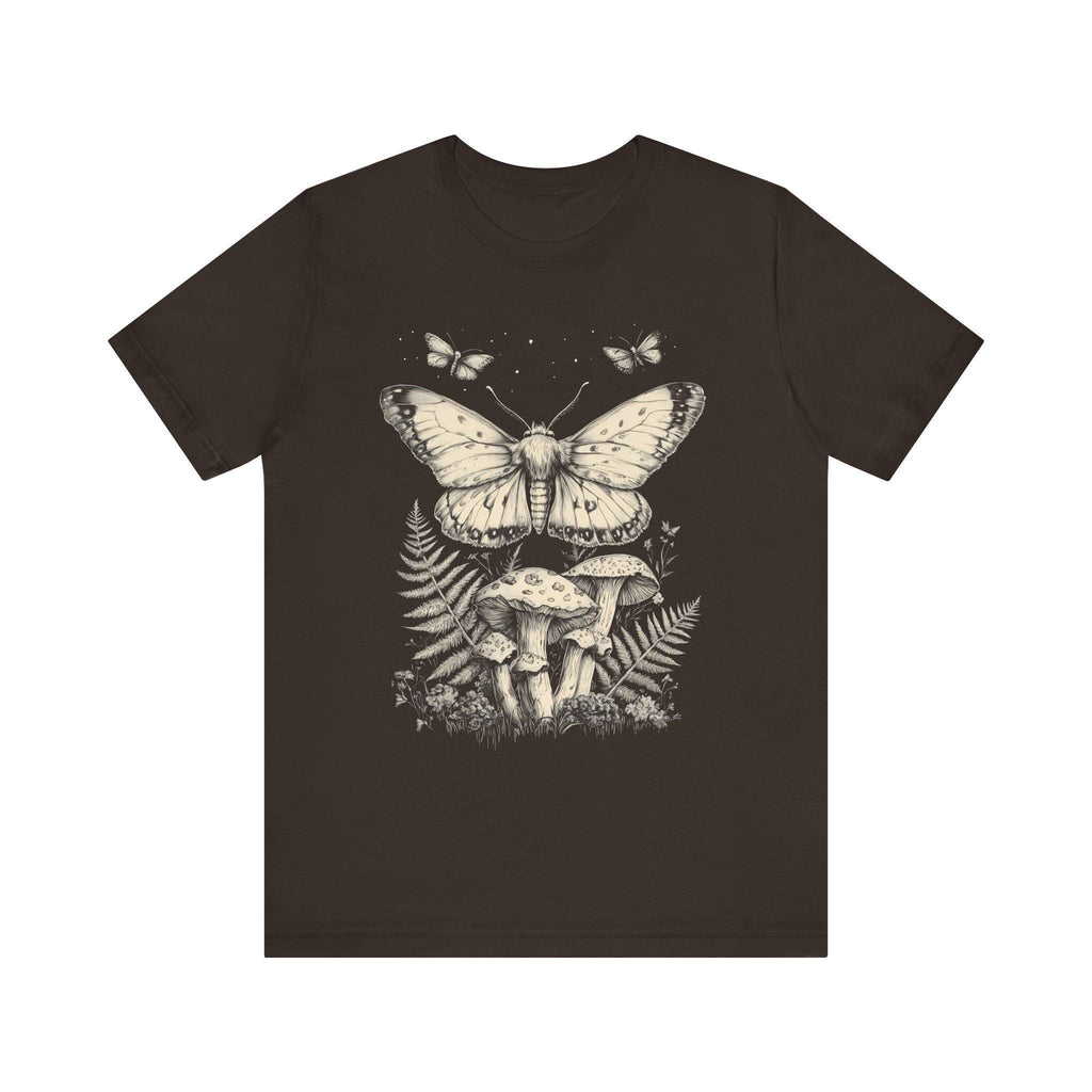 Moth and Mushroom Graphic Shirt