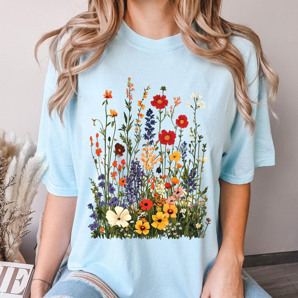 Wildflowers Botanical Floral T-Shirt