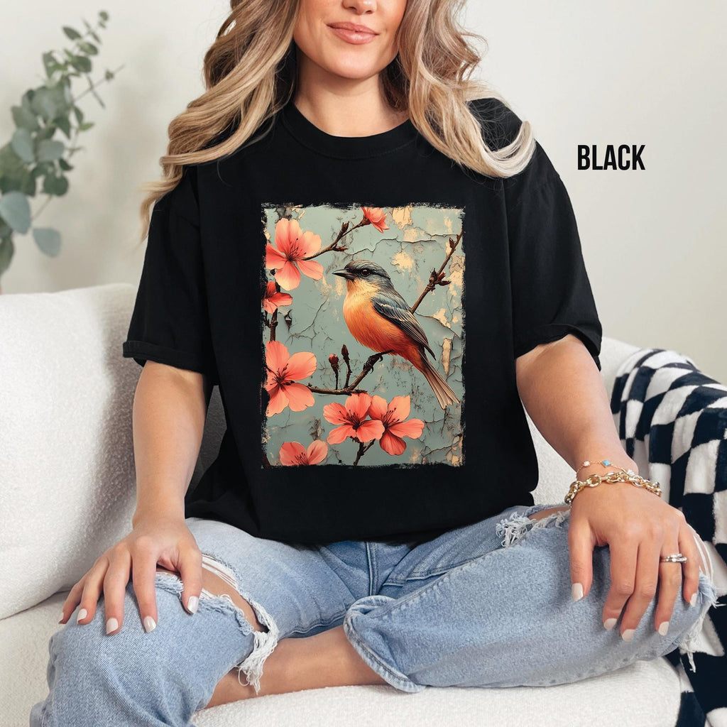 Vintage Robin Flowers T-Shirt