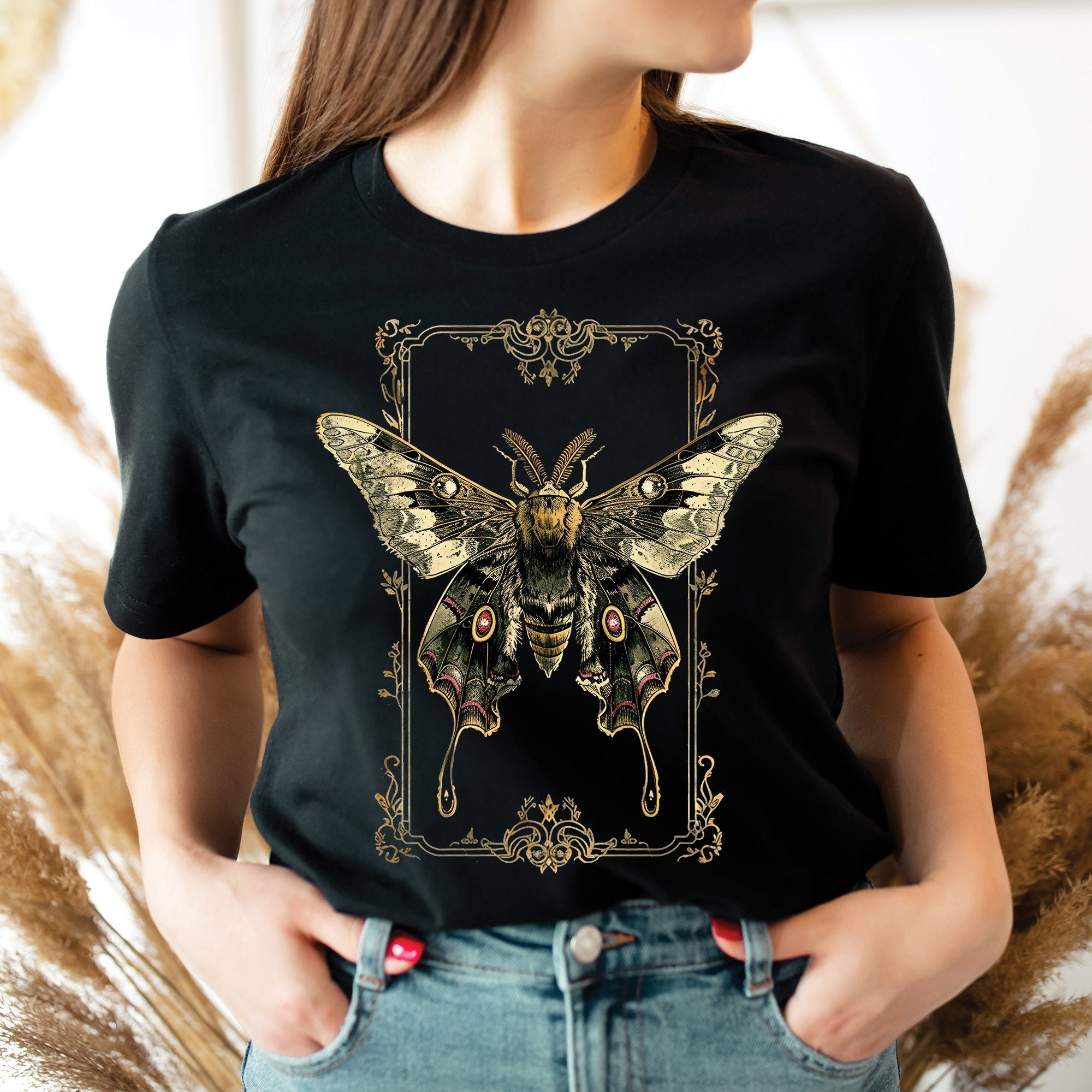 Vintage Gothic Moth Shirt