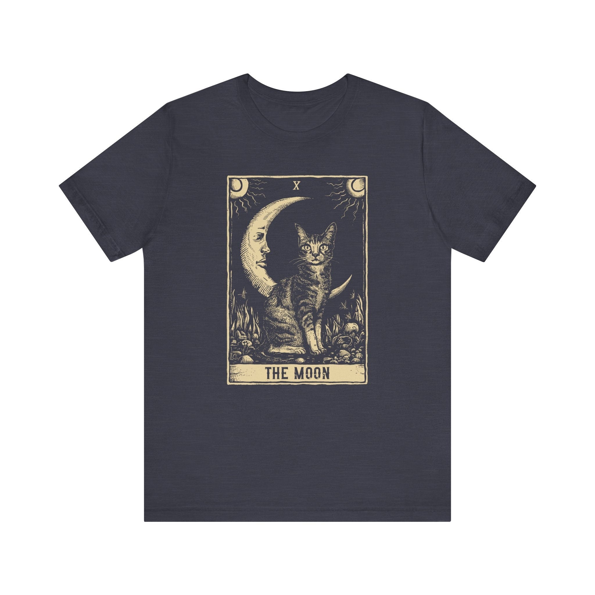 Crescent Moon Cat Tarot Card Shirt