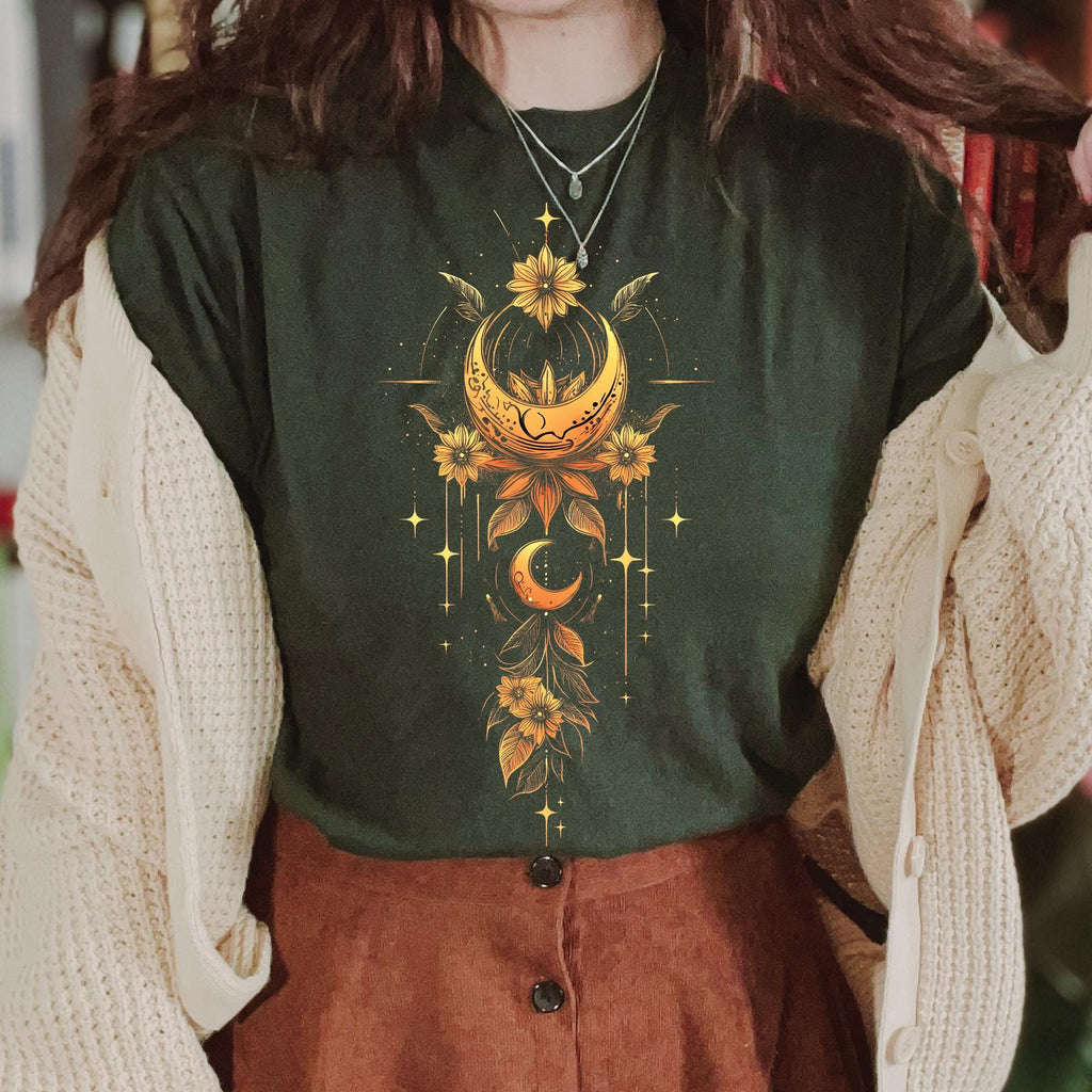 Celestial Boho Flower Shirt