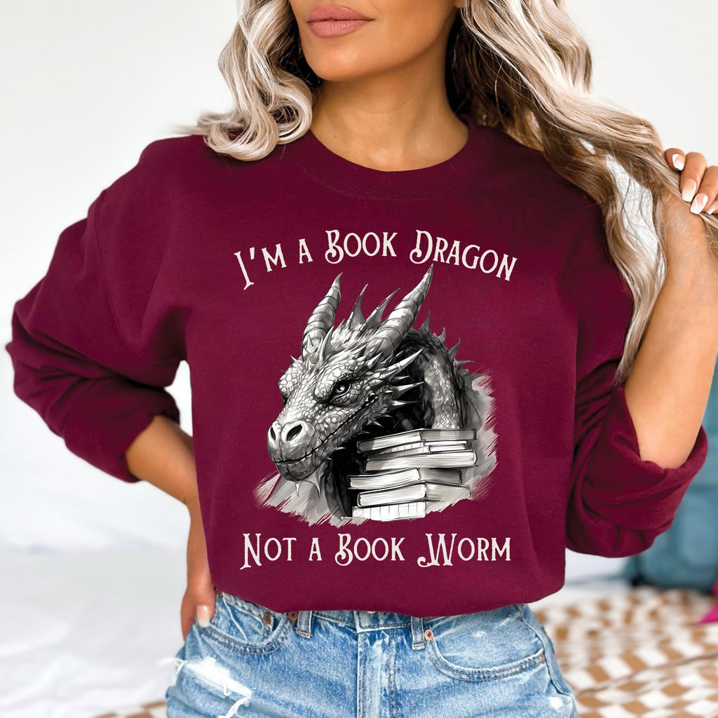 I'm A Book Dragon Sweatshirt