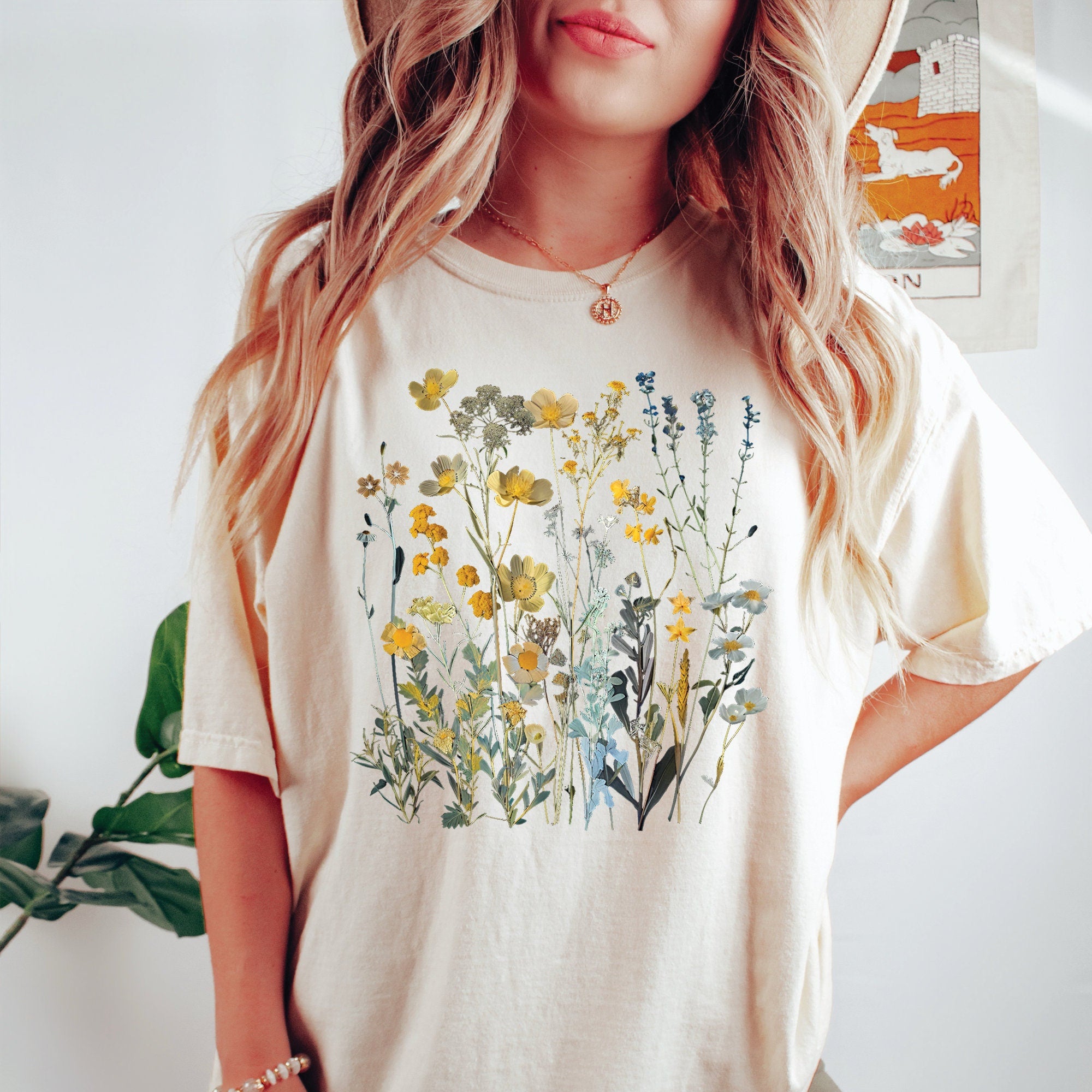 Boho Wildflowers Comfort Colors Shirt