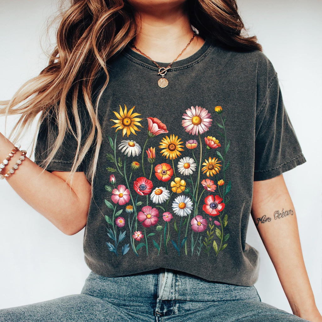 Floral Nature Botanical Flowers T-shirt
