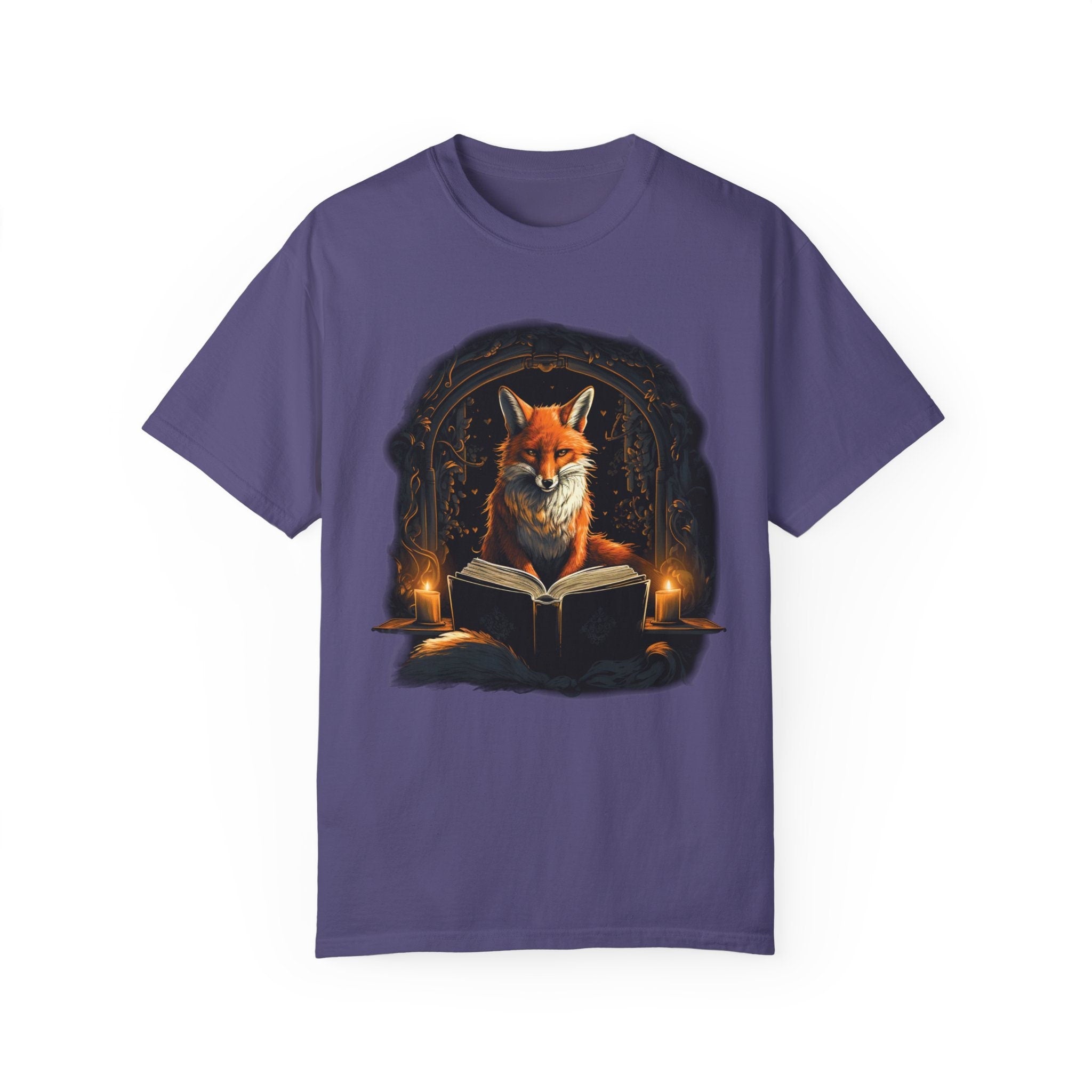 Fox Reading Book T-Shirt