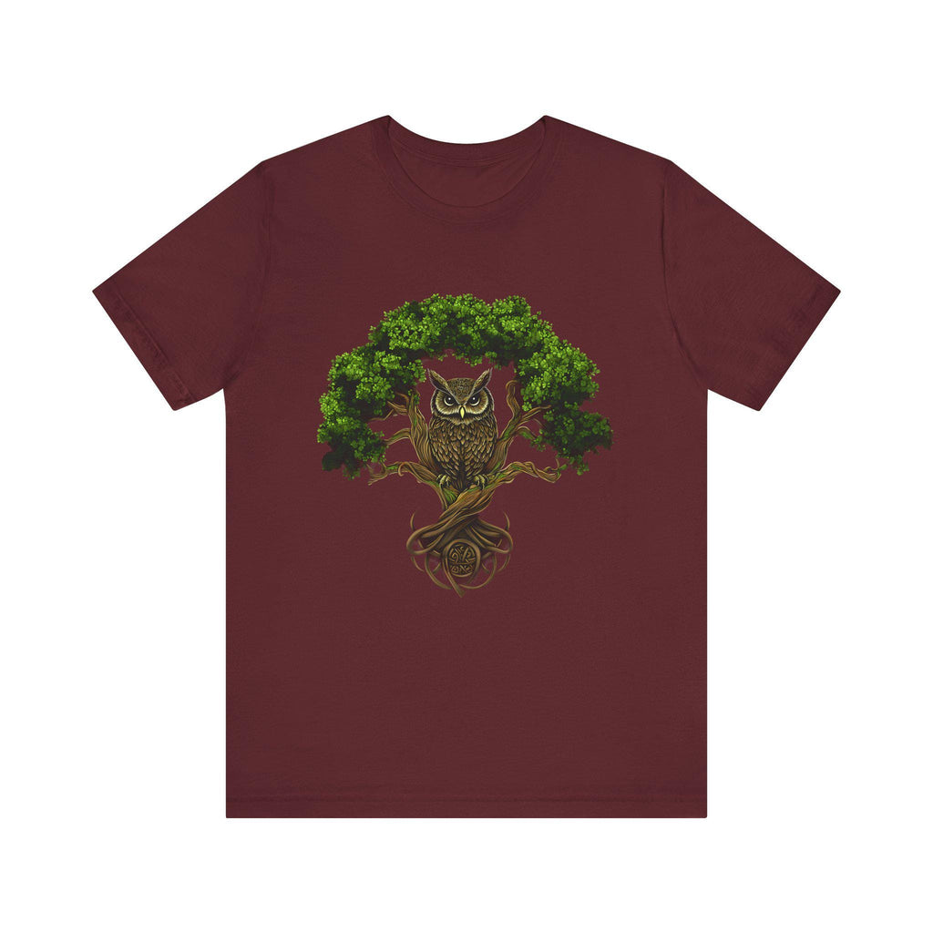 Celtic Tree of Life Owl T-Shirt