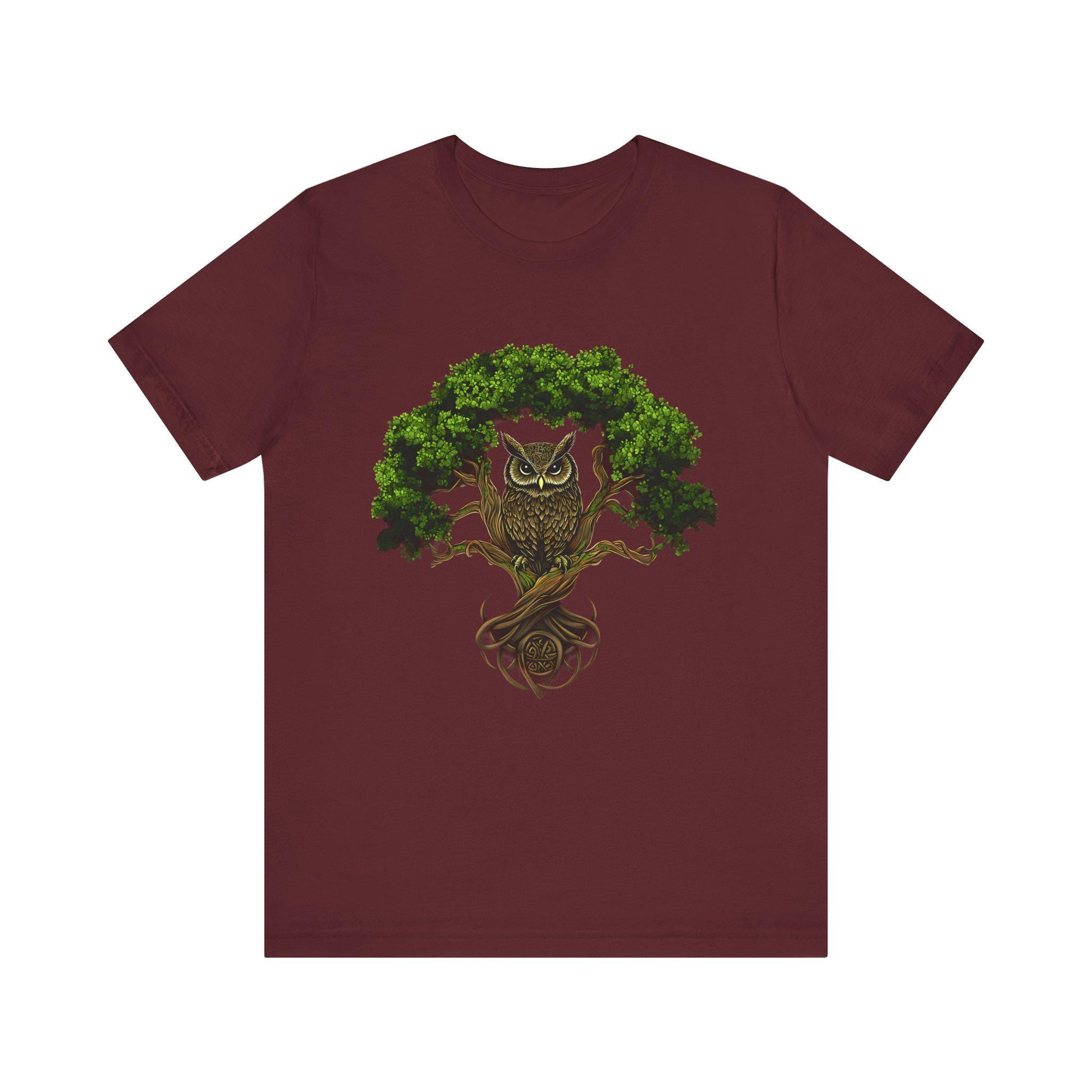 Celtic Tree of Life Owl T-Shirt