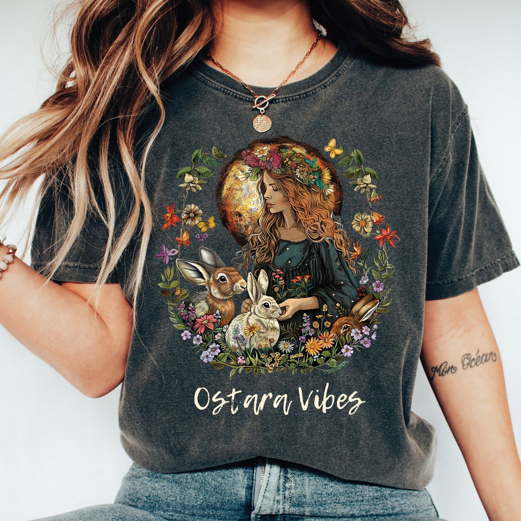 Ostara Vibes Pagan Spring Equinox T-Shirt