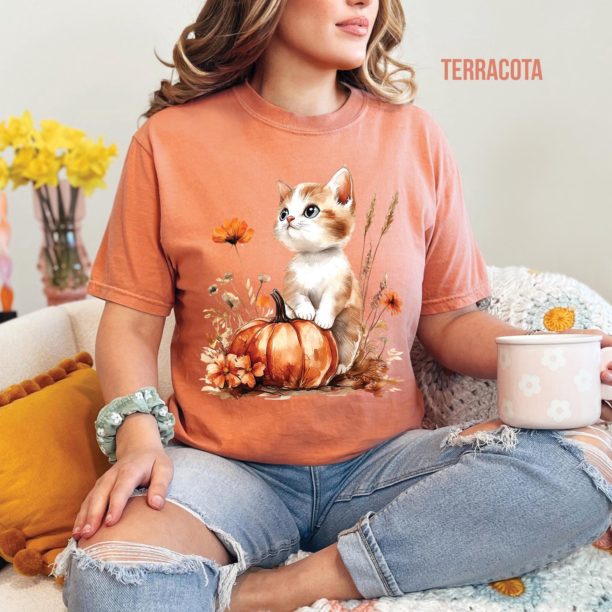 Pumpkin Kitten T-Shirt