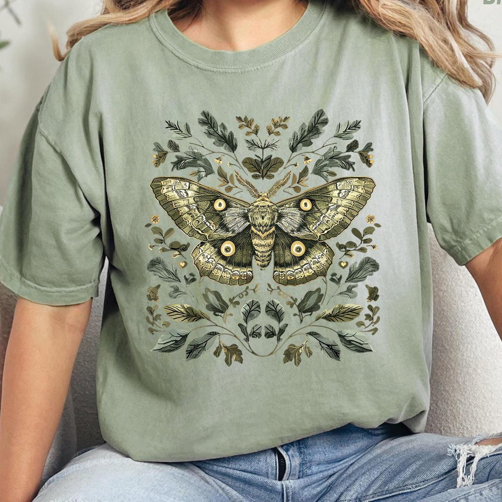 Gothic Moth Comfort Colors Shirt