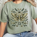 Gothic Moth Comfort Colors Shirt
