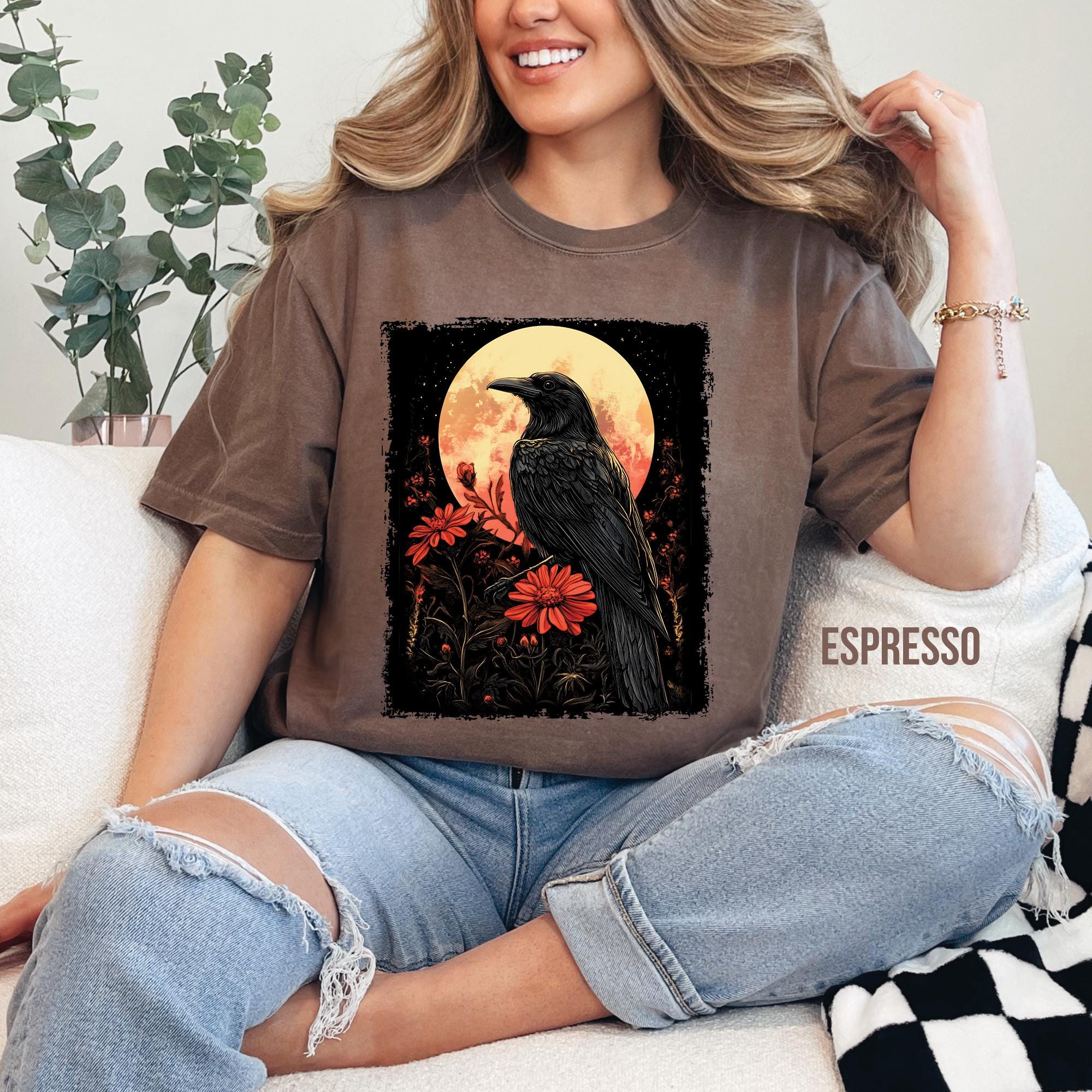 Gothic Midnight Raven T-Shirt