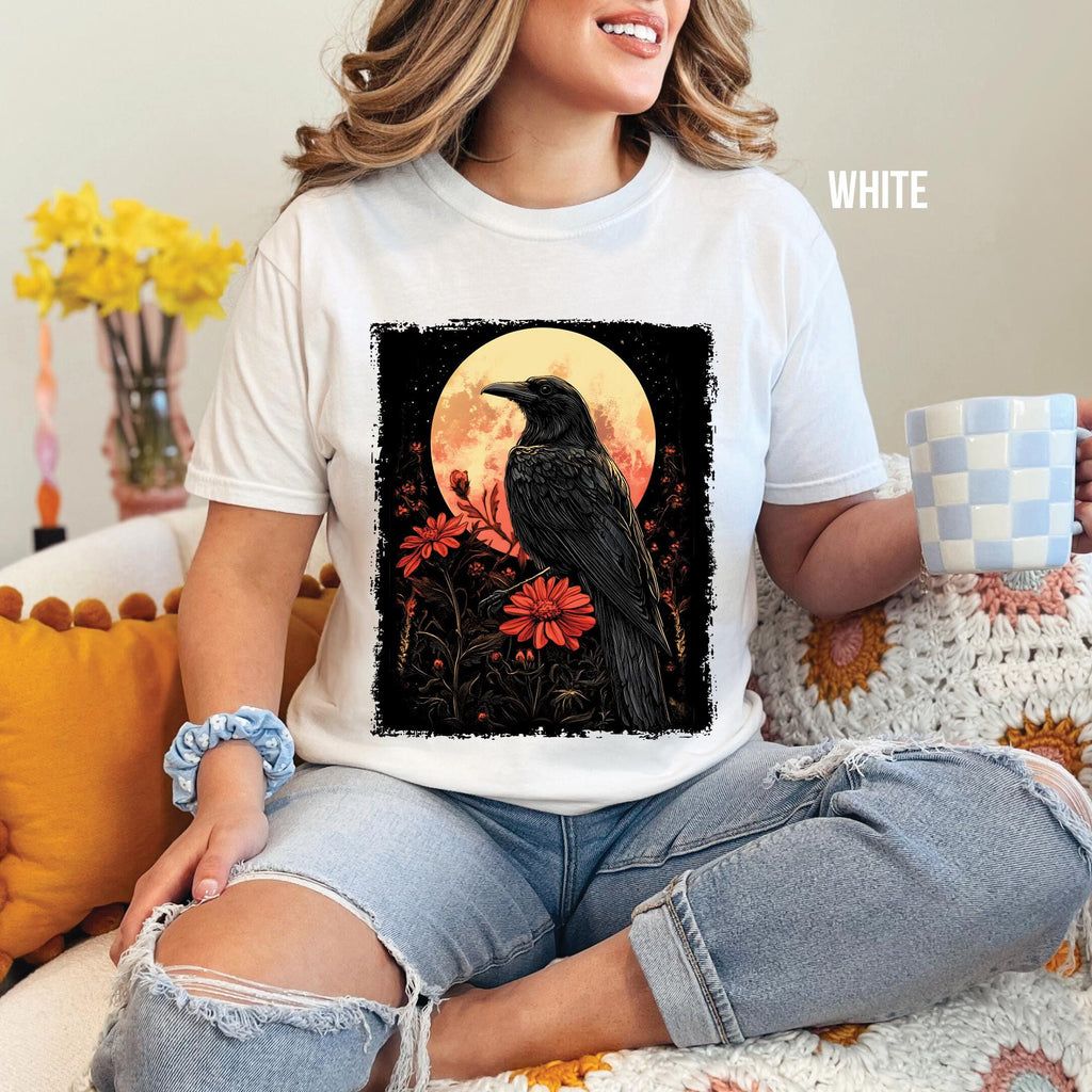 Gothic Midnight Raven T-Shirt