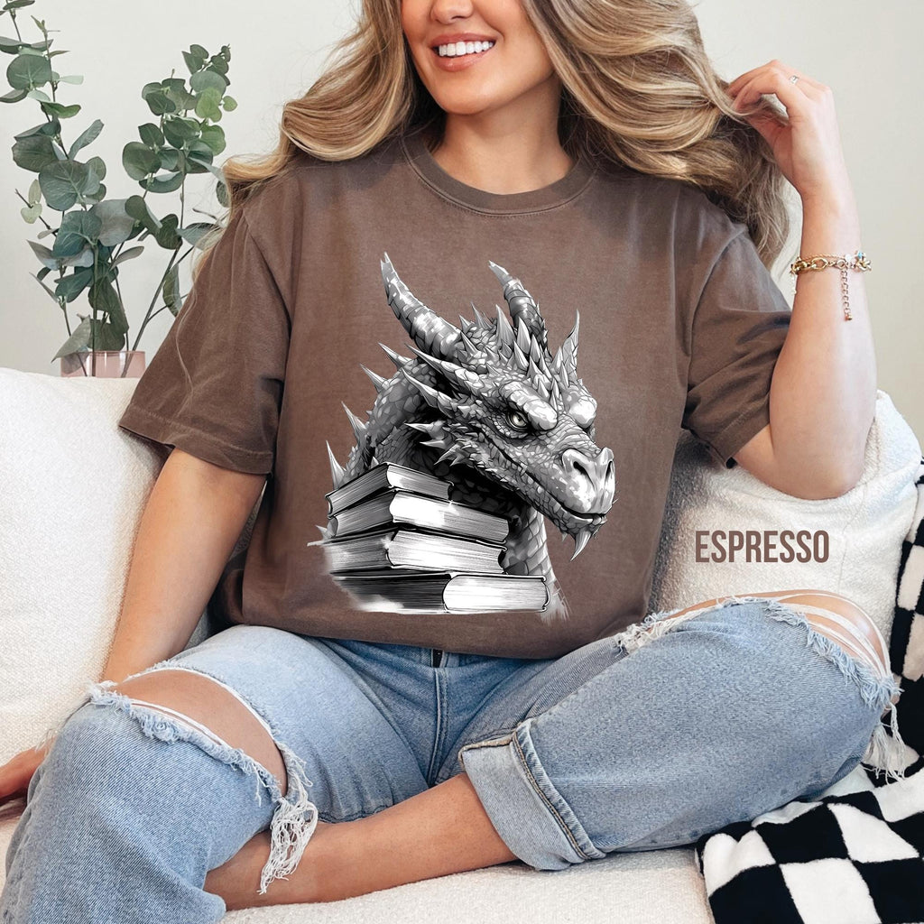 Book Dragon Comfort Colors T-Shirt