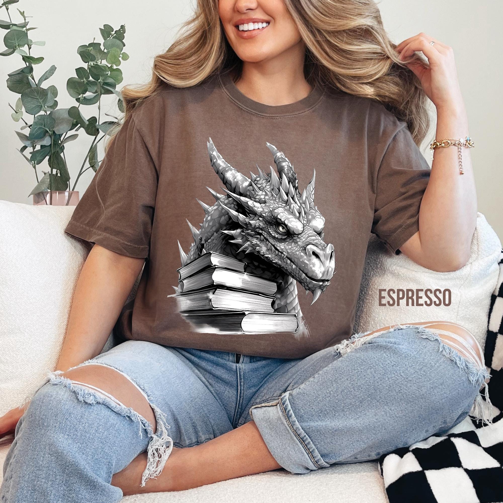 Book Dragon Comfort Colors T-Shirt