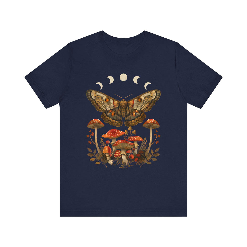 Goblincore Moth Moonphase Mushrooms Shirt