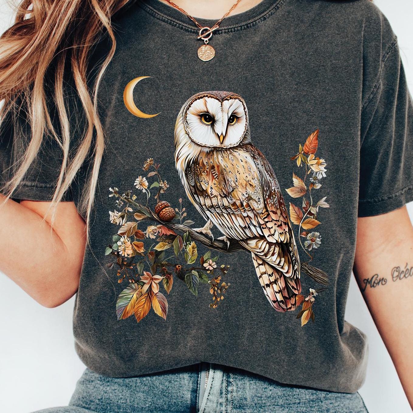 Cottagecore Owl T-Shirt