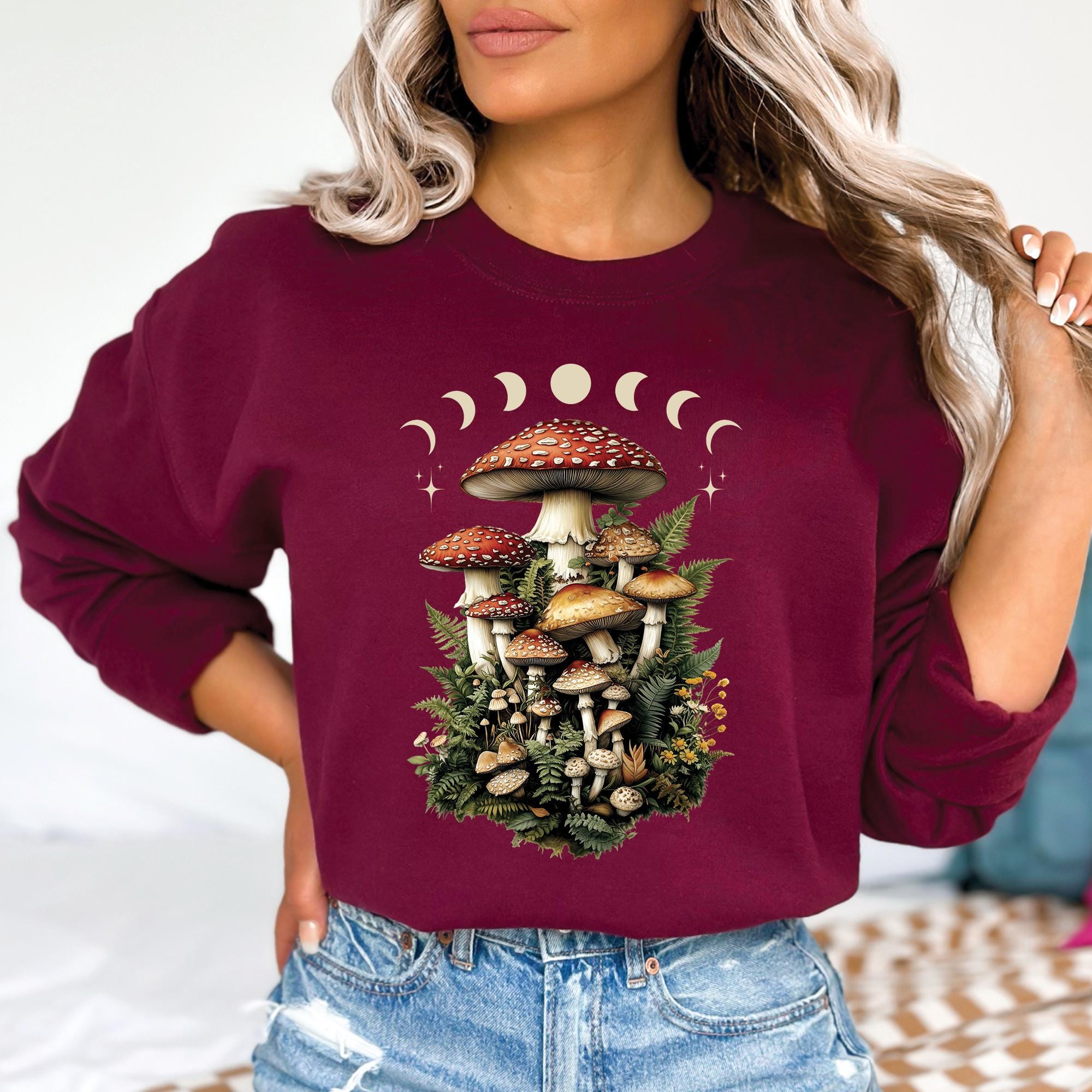 Celestial Mushrooms Sweatshirt