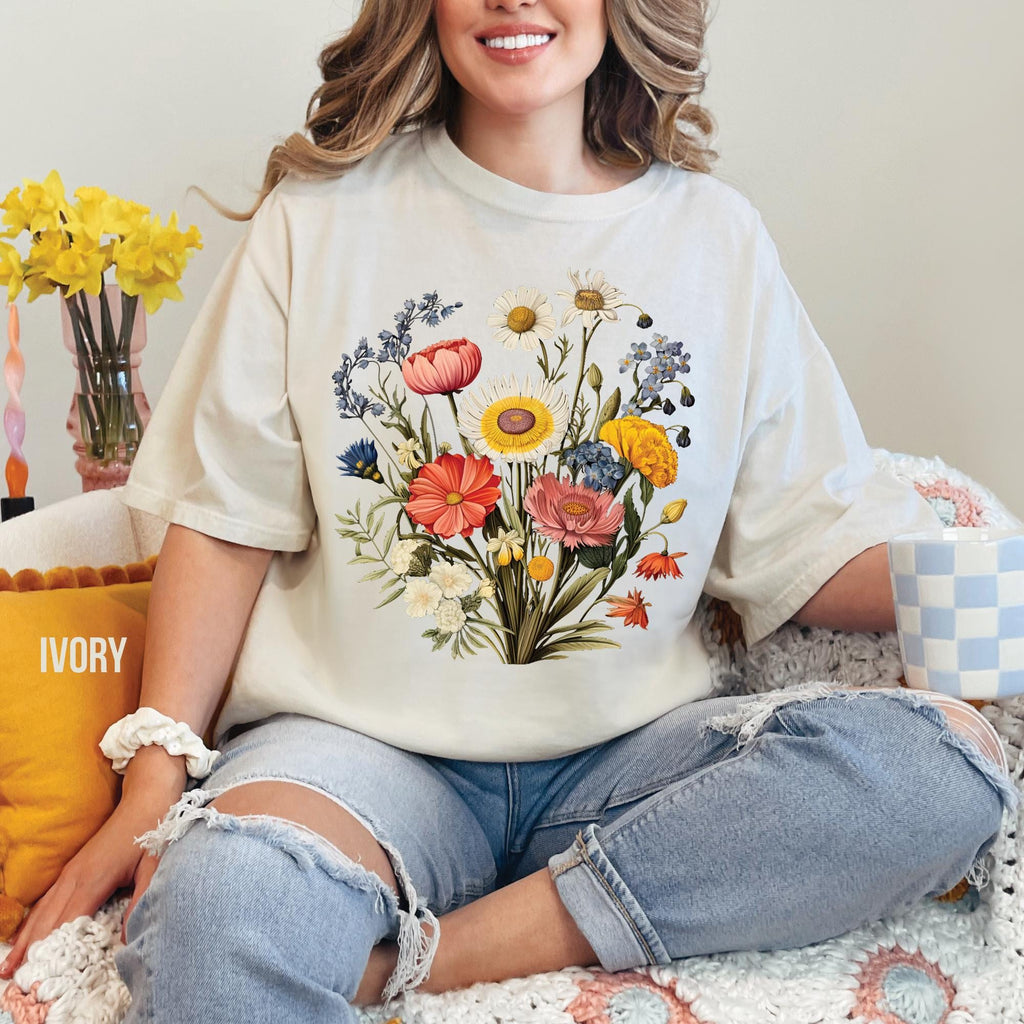 Wildflowers Boho T-Shirt