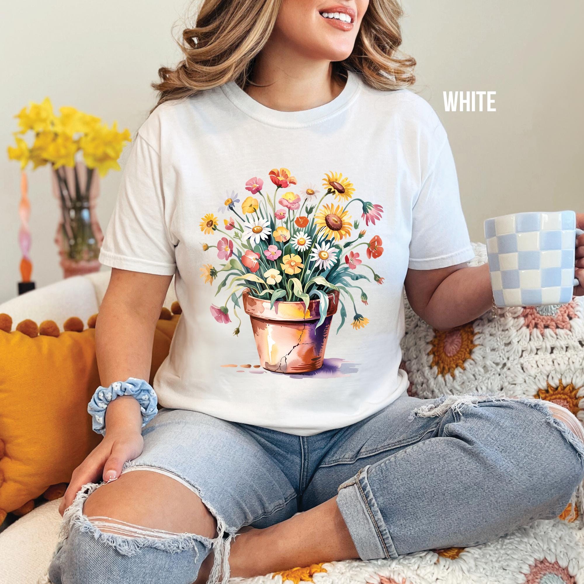 Flower Pot Gardener Shirt