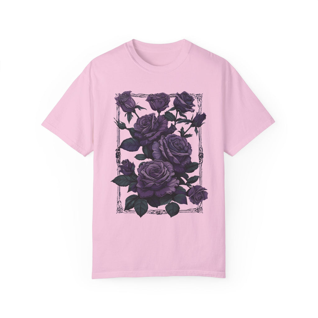 Vintage Gothic Roses Graphic T-Shirt