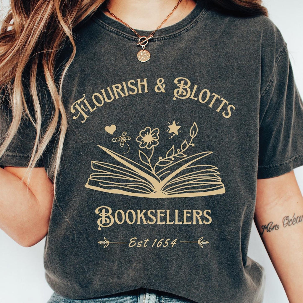 Flourish Blotts Booksellers Wizarding T-Shirt
