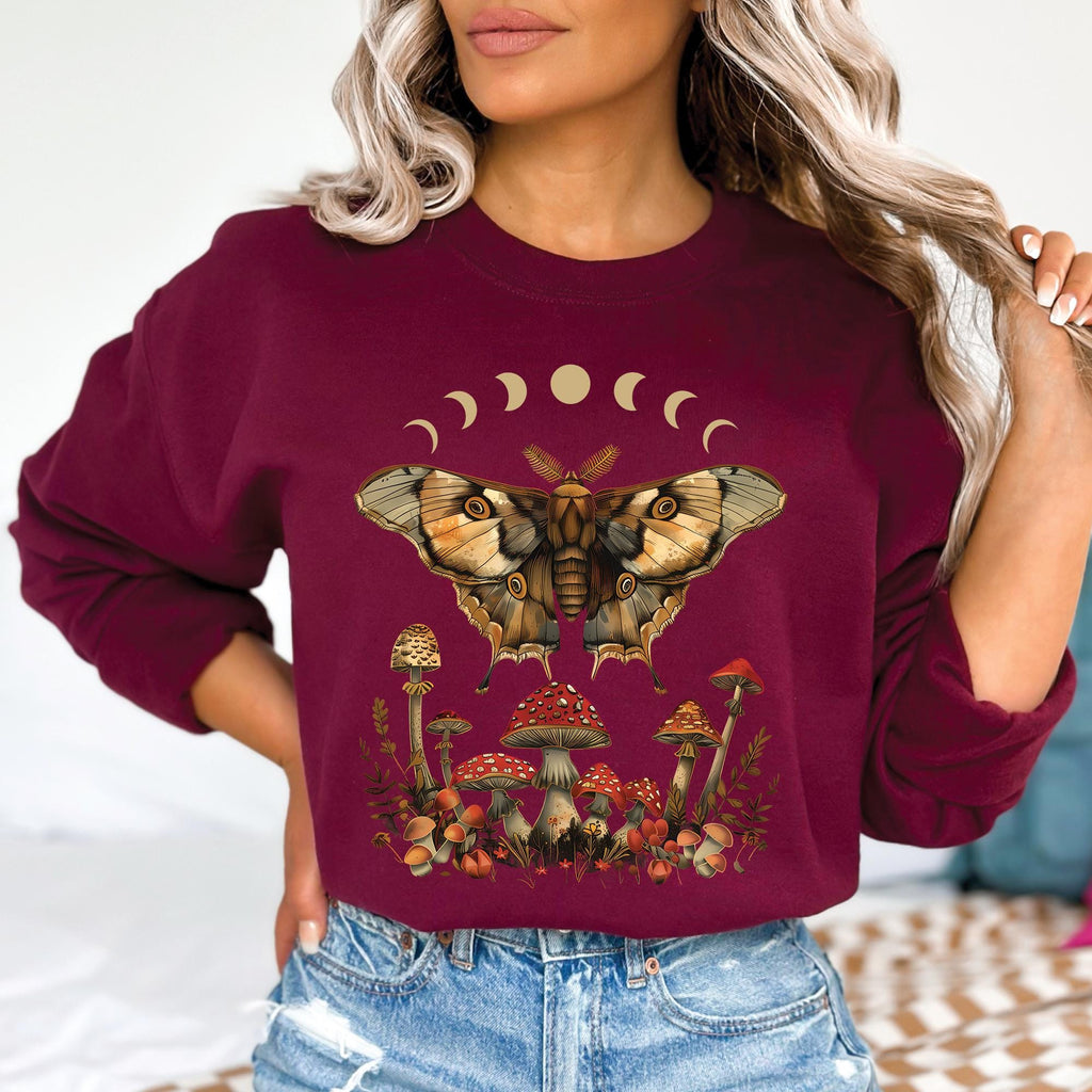 Moth Moon Phase Sweatshirt