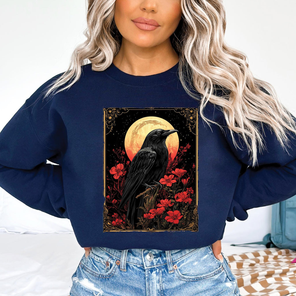 Gothic Crow Sweatshirt