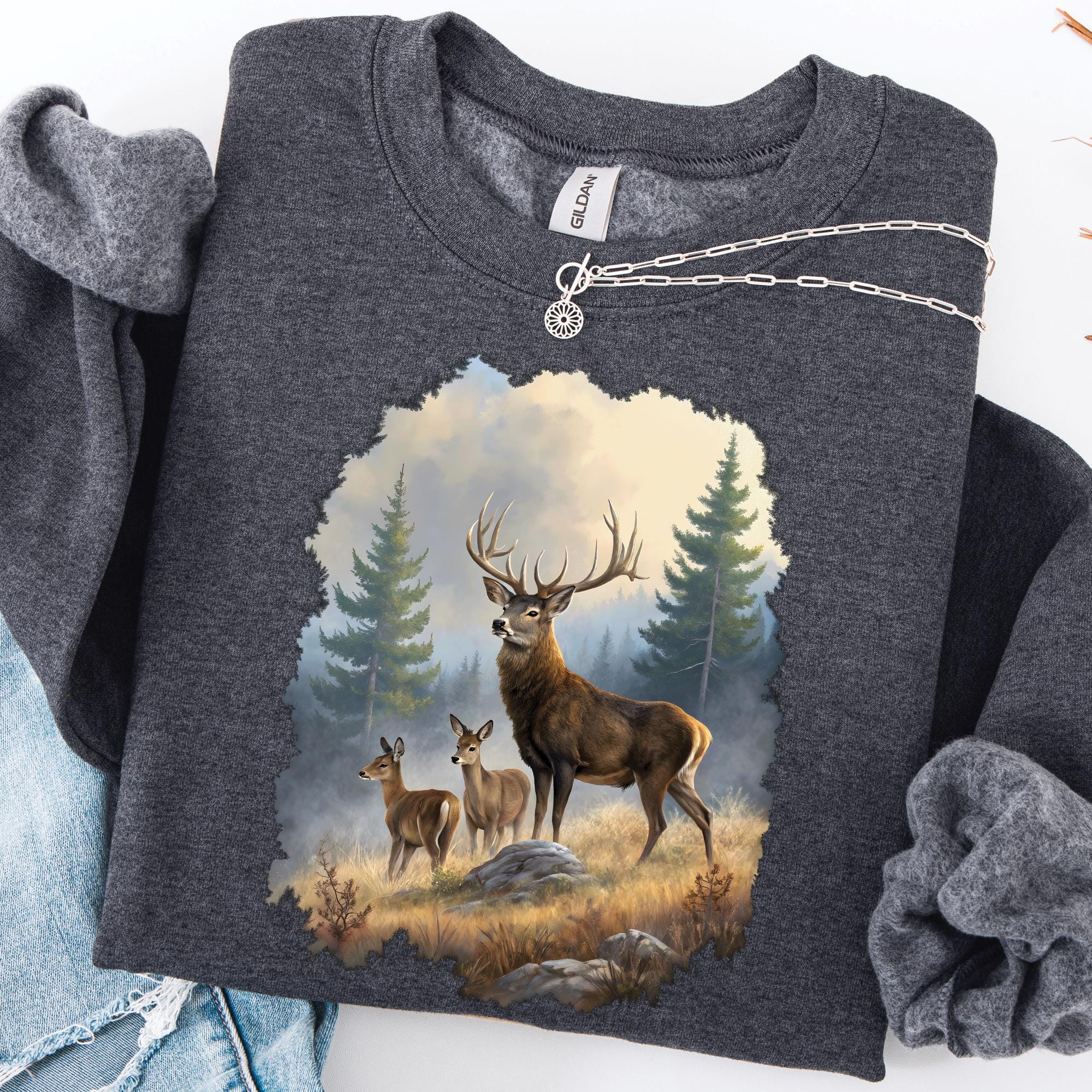 Vintage Deer Sweatshirt