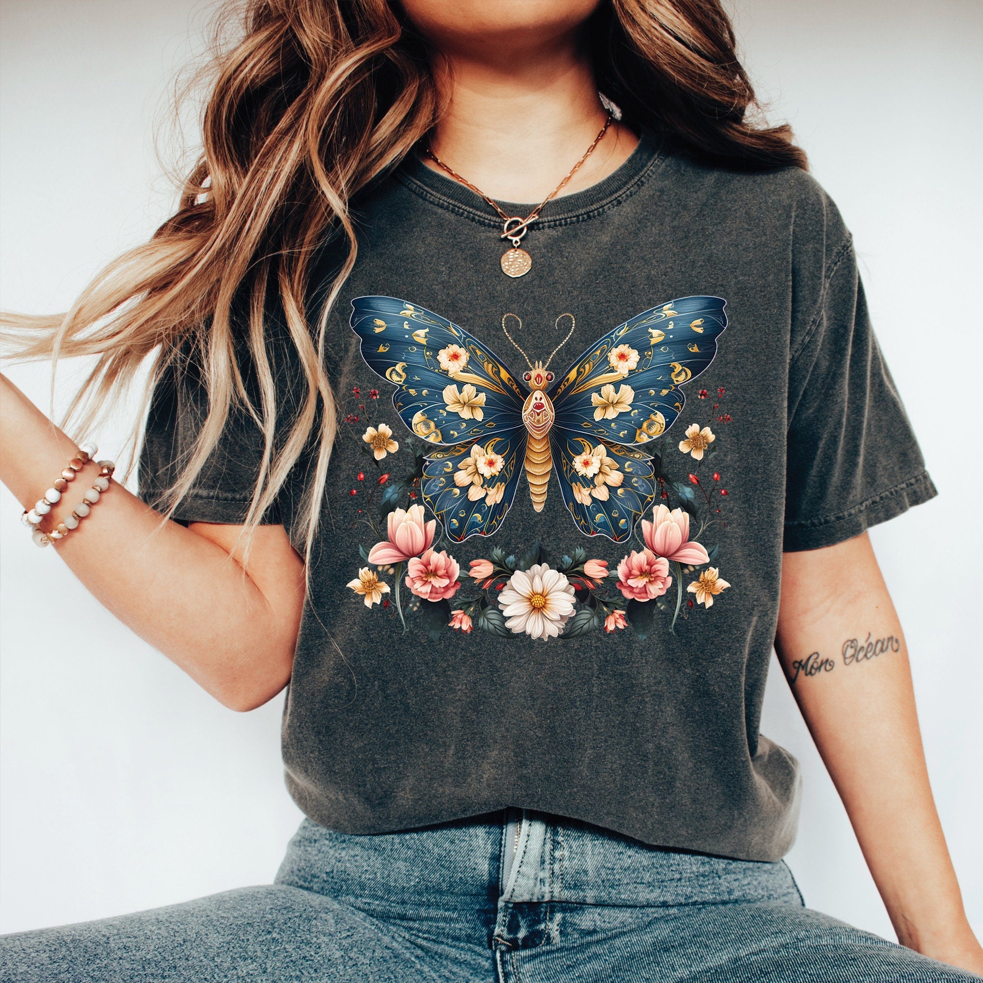 Flower Moth T-Shirt