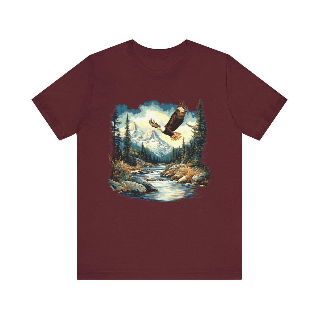 Bald Eagle Mountain Scene T-Shirt