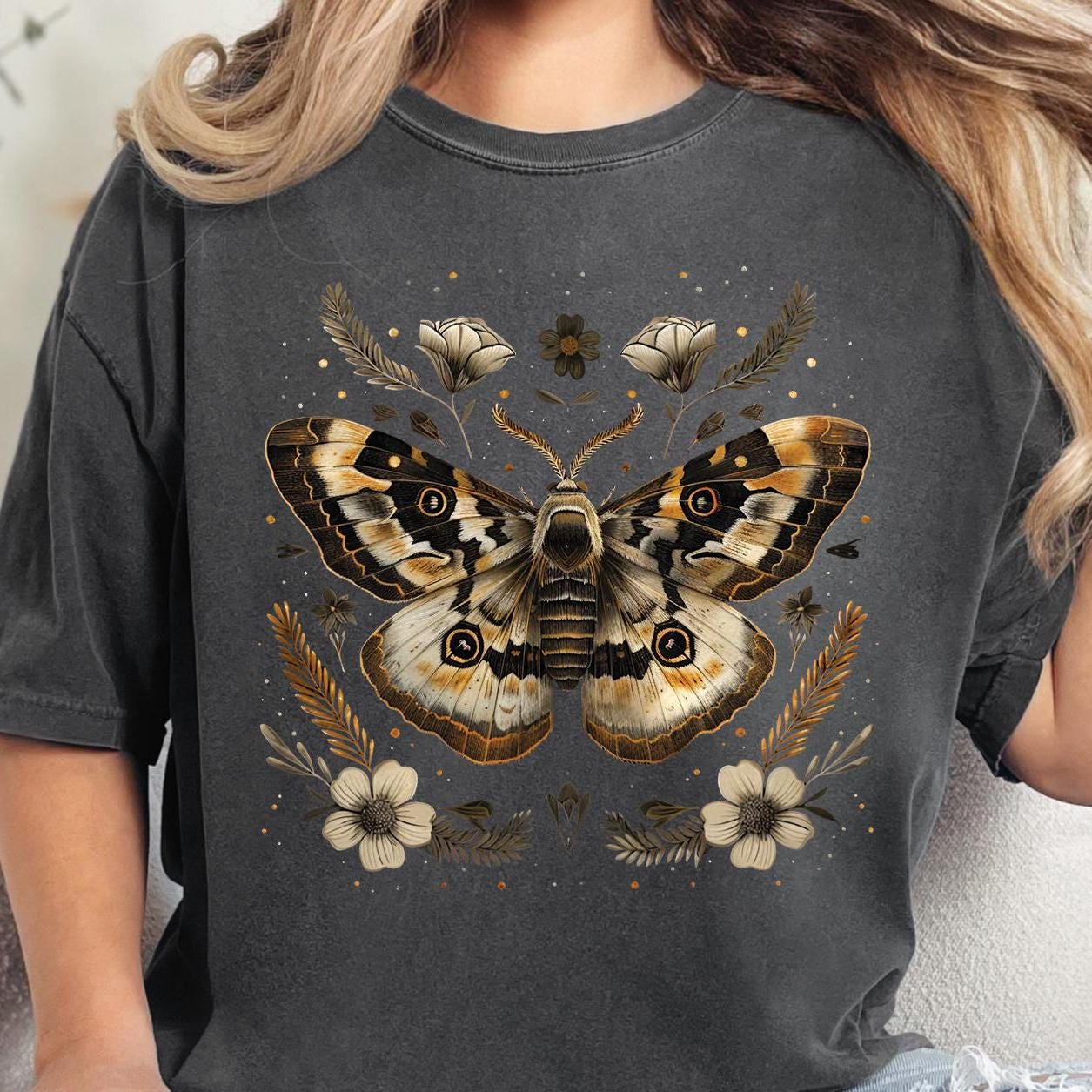 Cottagecore Aesthetic Moth T-Shirt