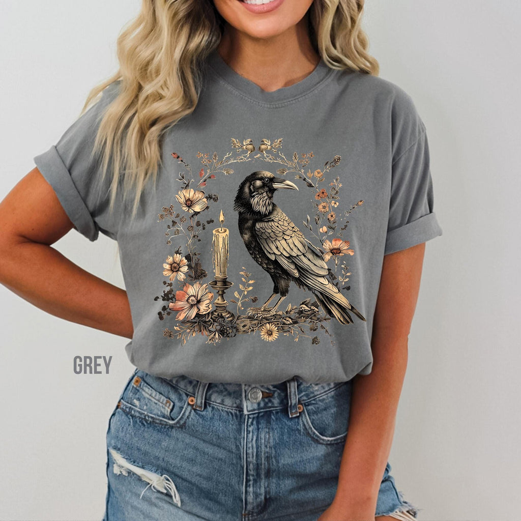 Gothic Raven Comfort Colors T-Shirt