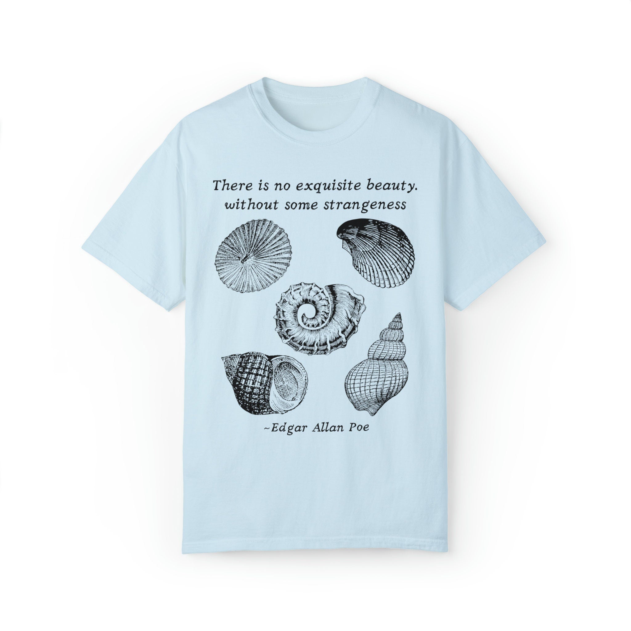 Edgar Allan Poe Sea Shells T-Shirt