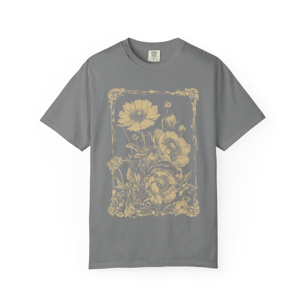Vintage Retro Dahlias T-Shirt