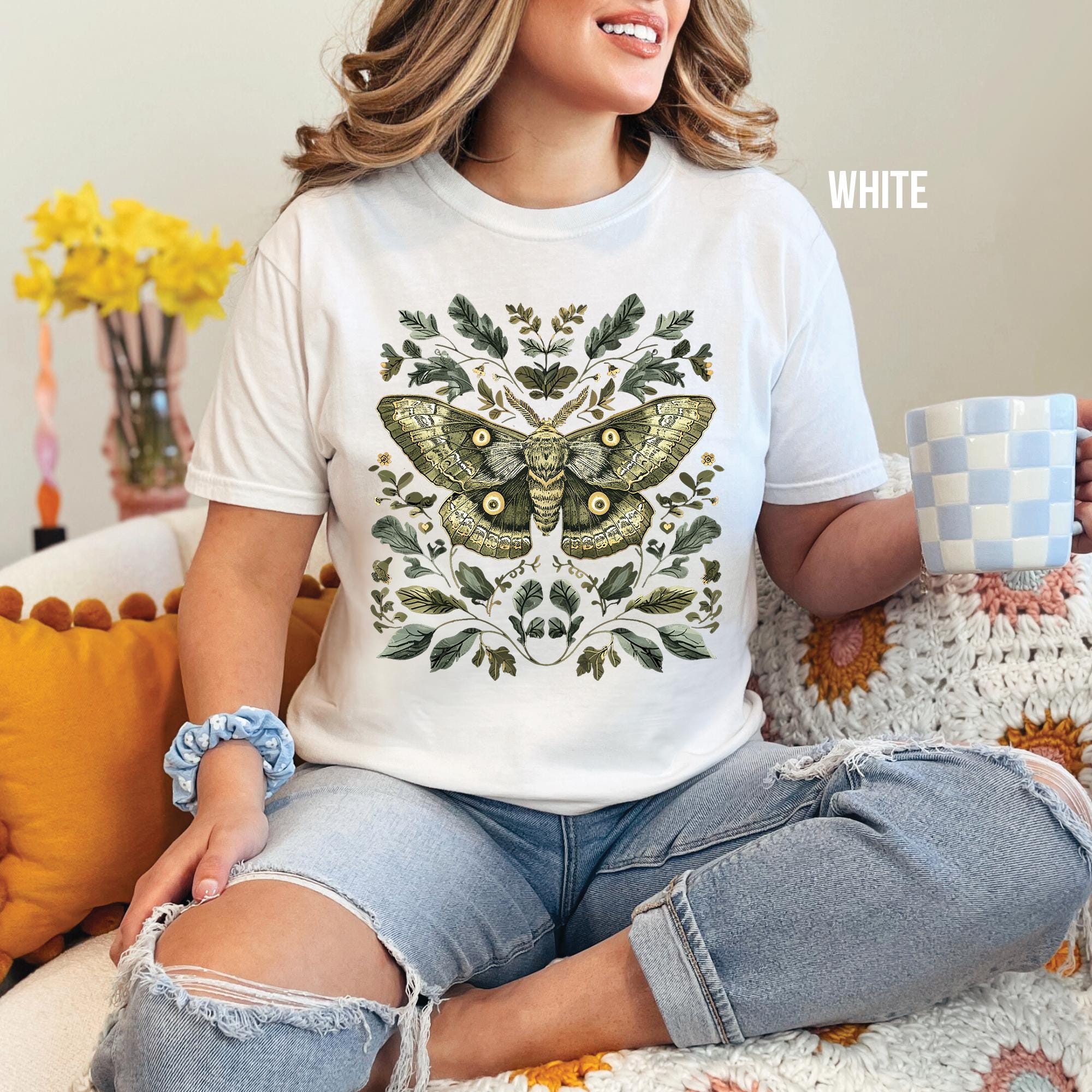 Gothic Moth Comfort Colors Shirt