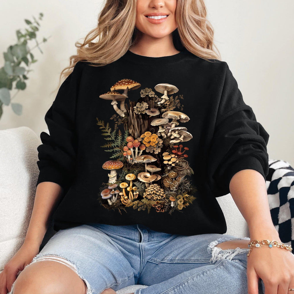 Goblincore Mushroom Aesthetic Sweatshirt