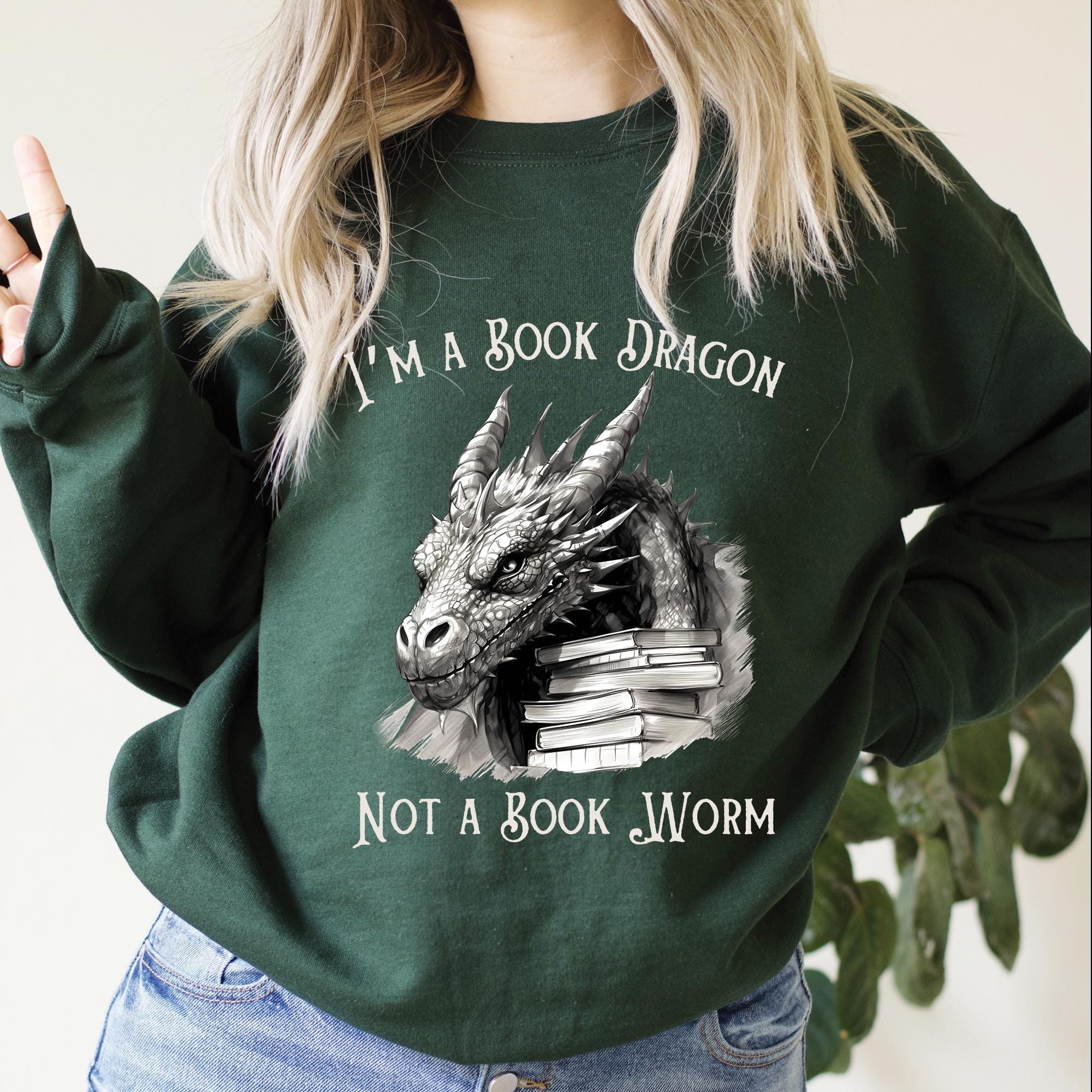 I'm A Book Dragon Sweatshirt