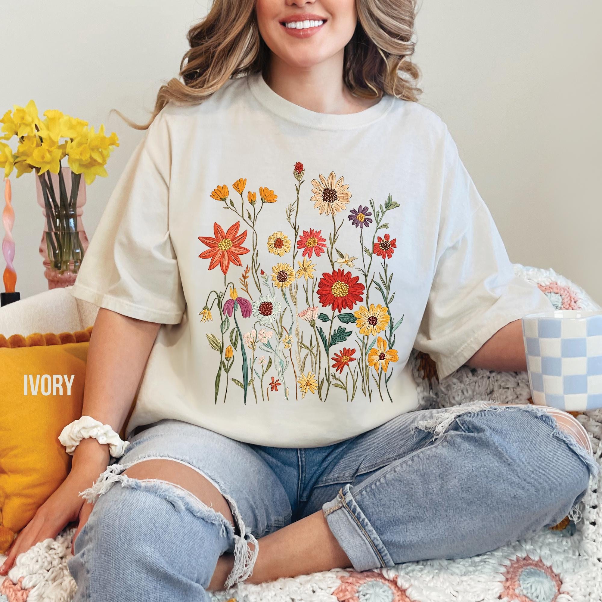 Vintage Wildflower Shirt