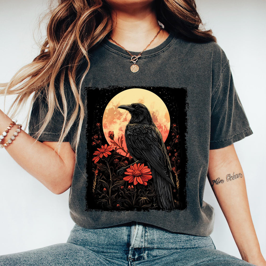 Gothic Midnight Raven T-Shirt