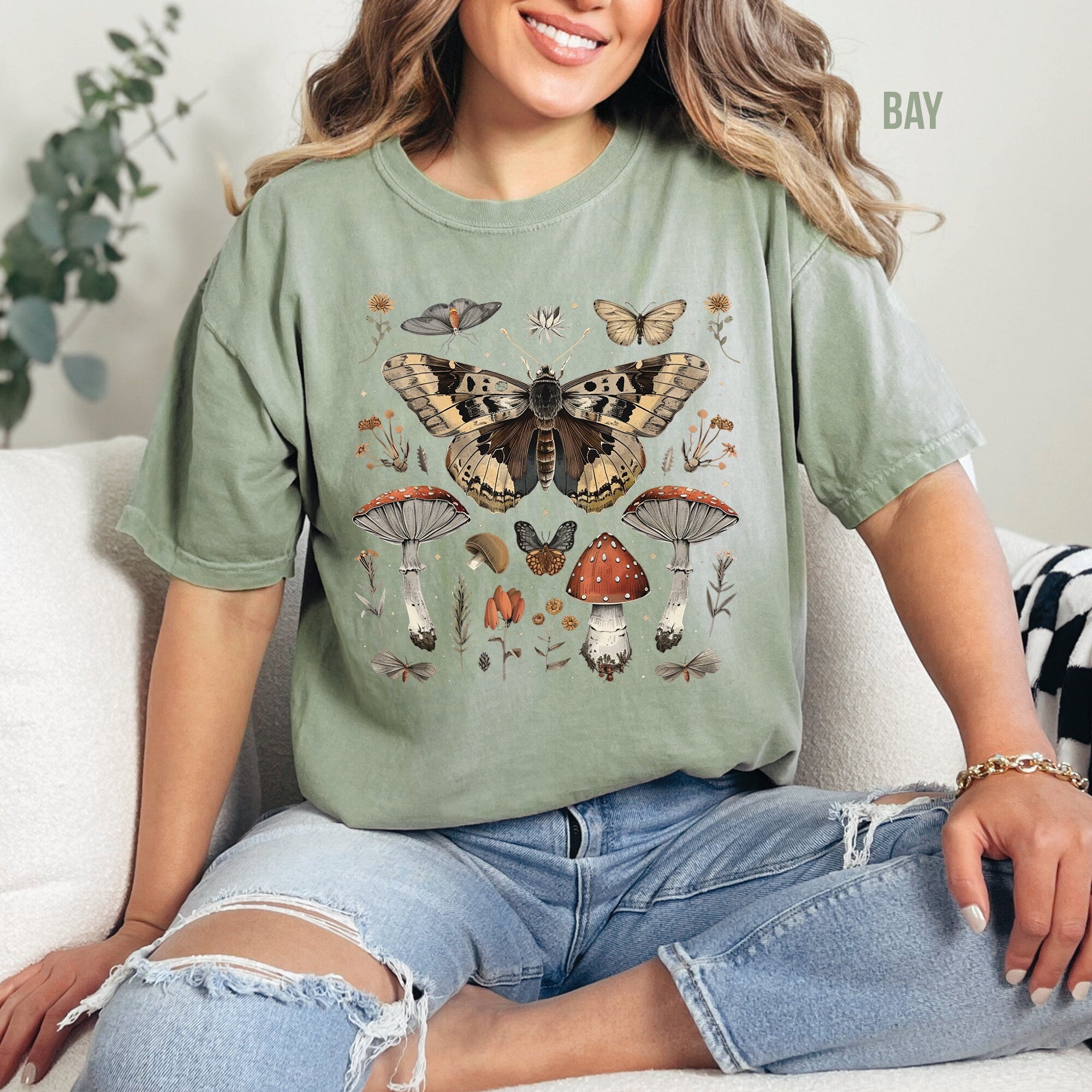 Cottagecore Moth Shirt