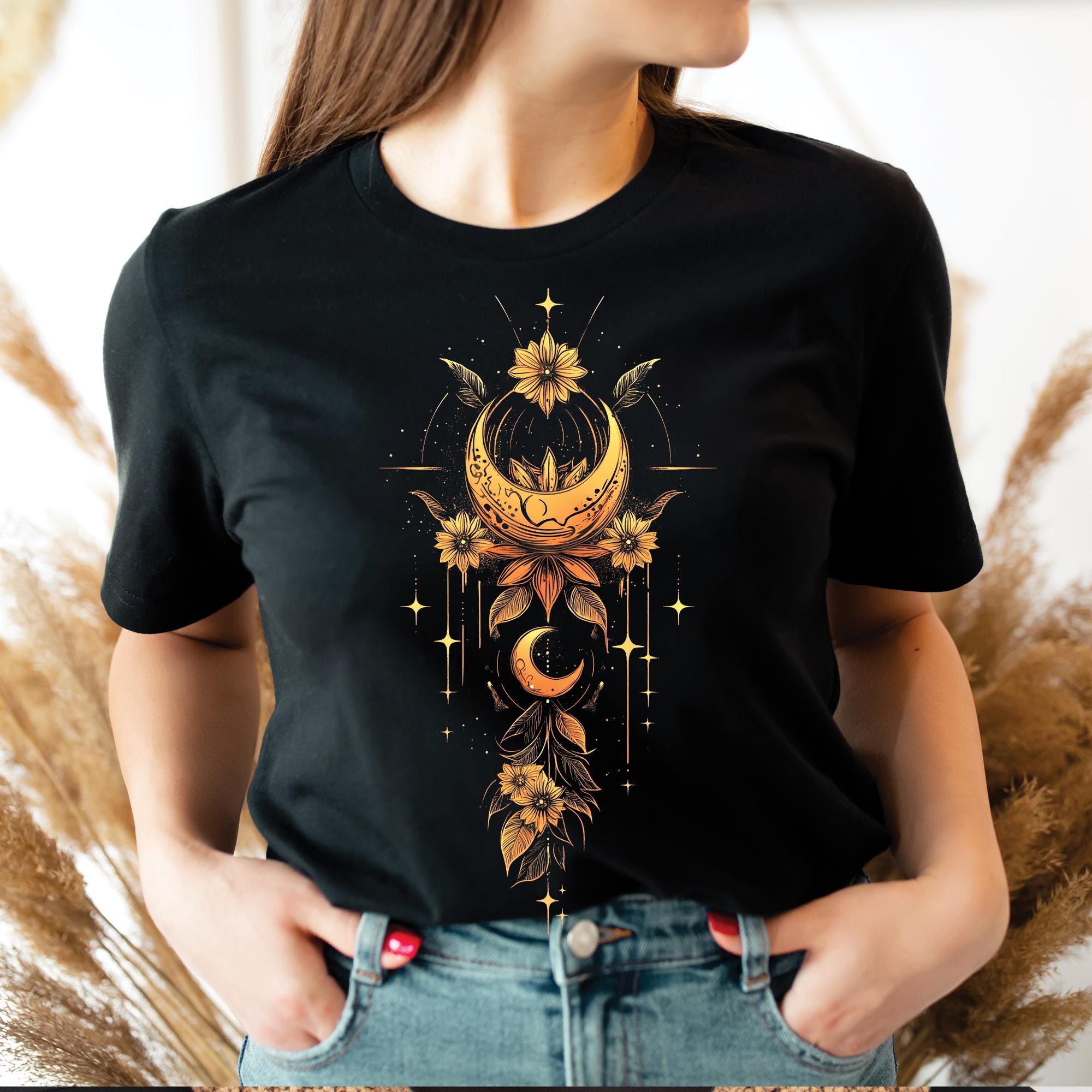 Celestial Boho Flower Shirt