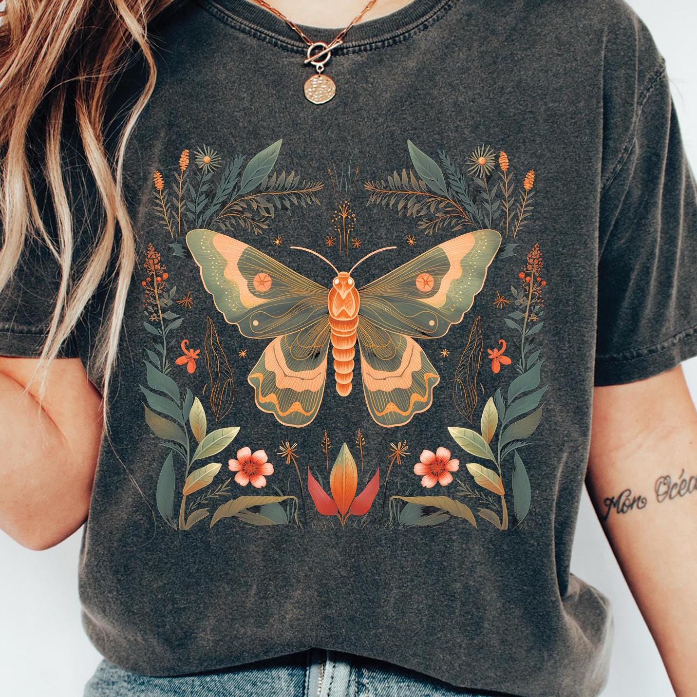 Cottagecore Moth T-Shirt