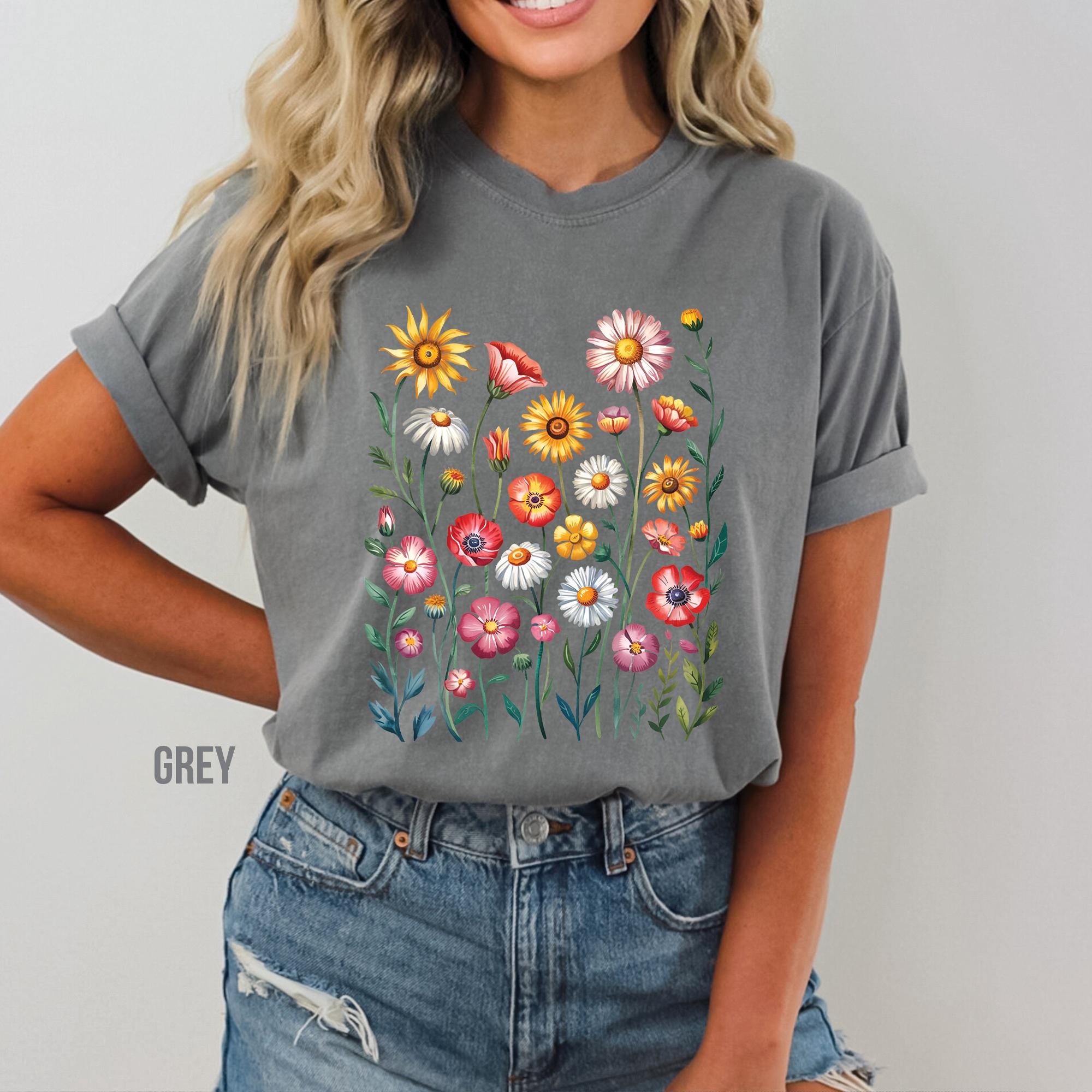Floral Nature Botanical Flowers T-shirt