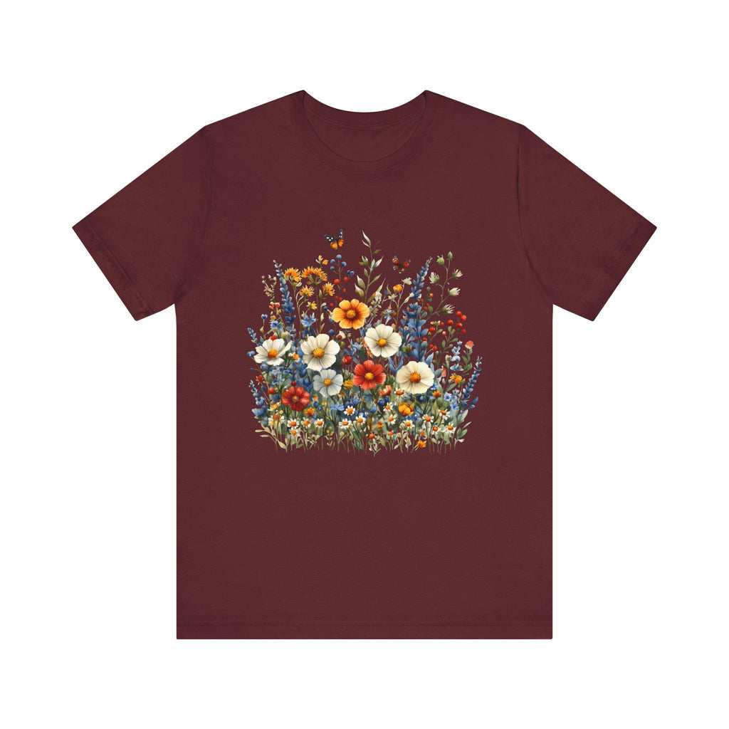 Wildflower Botanical Graphic T-Shirt