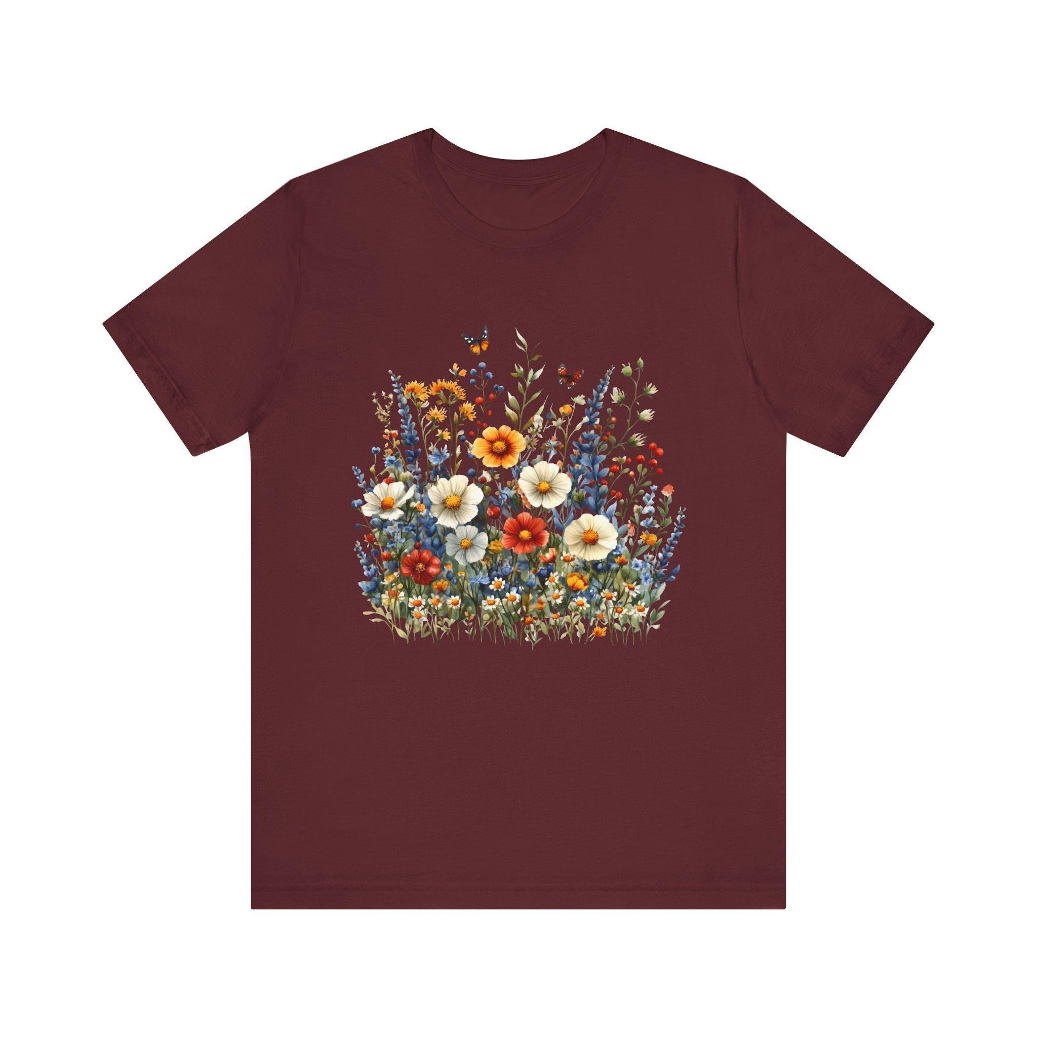 Wildflower Botanical Graphic T-Shirt
