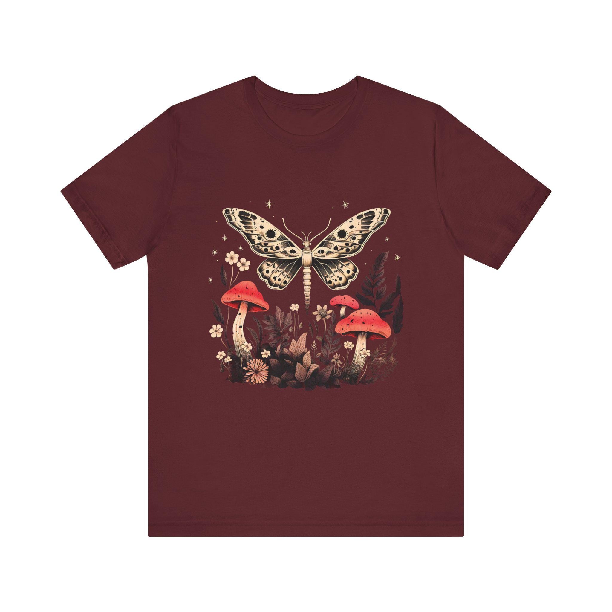 Vintage Moth Mushrooms Shirt