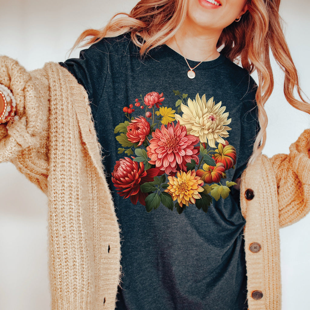 Dahlias Floral Shirt