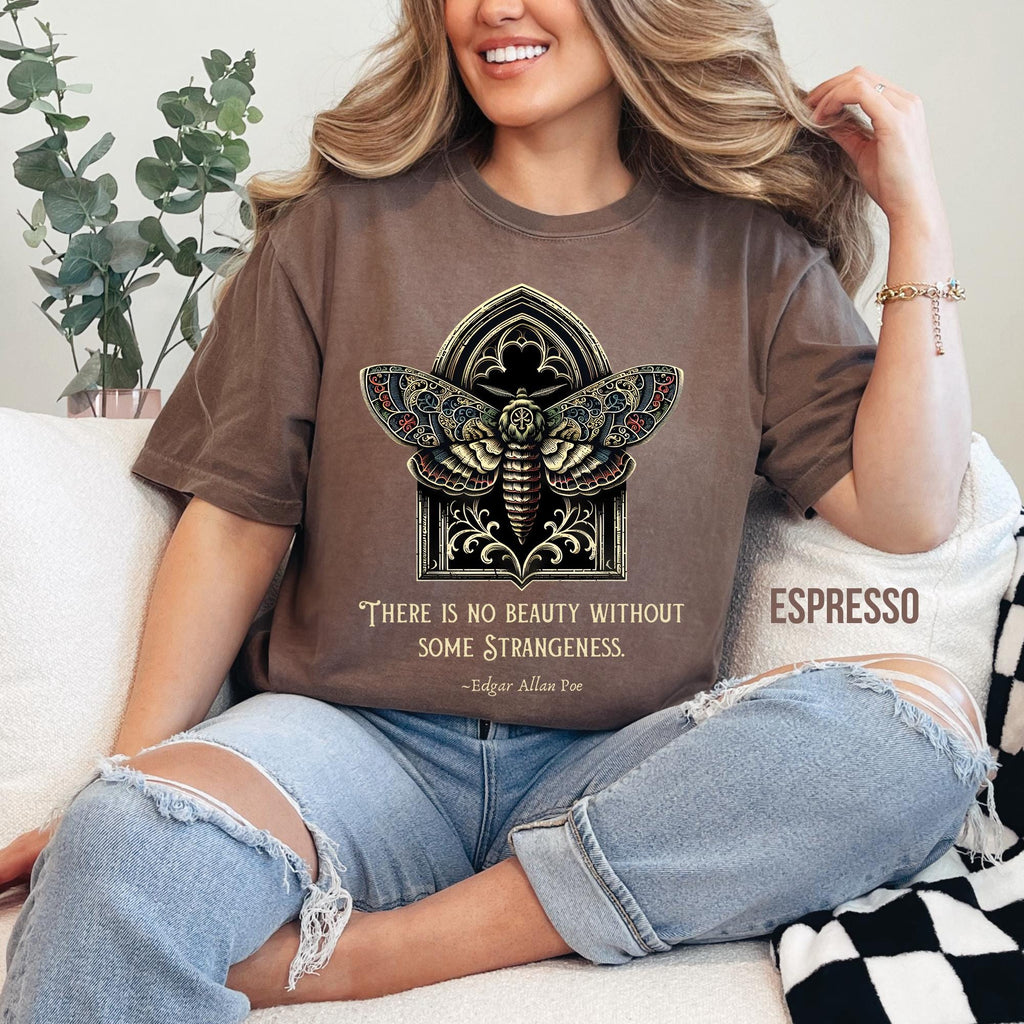 Edgar Allan Poe Moth T-Shirt